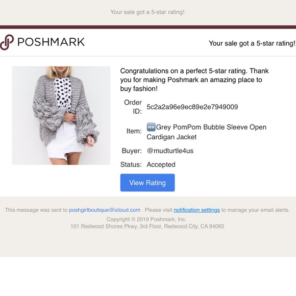 🆕Grey PomPom Bubble Sleeve Loose Knit Open Front Cardigan Jacket Blogger Favs - Picture 5 of 9